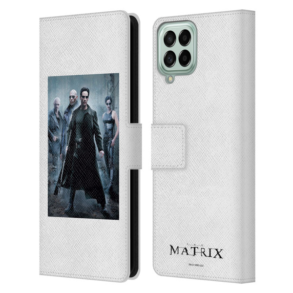 The Matrix Key Art Group 1 Leather Book Wallet Case Cover For Samsung Galaxy M33 (2022)