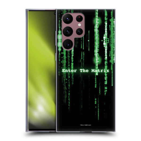 The Matrix Key Art Enter The Matrix Soft Gel Case for Samsung Galaxy S22 Ultra 5G