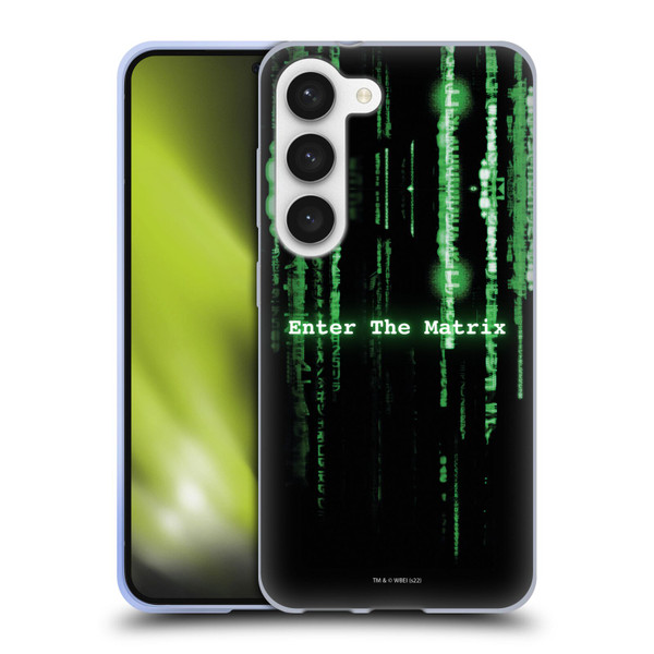 The Matrix Key Art Enter The Matrix Soft Gel Case for Samsung Galaxy S23 5G