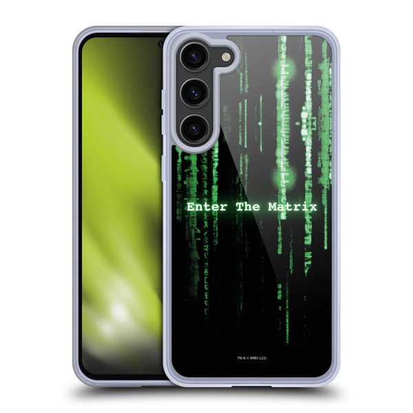 The Matrix Key Art Enter The Matrix Soft Gel Case for Samsung Galaxy S23+ 5G