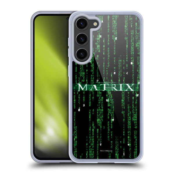 The Matrix Key Art Codes Soft Gel Case for Samsung Galaxy S23+ 5G