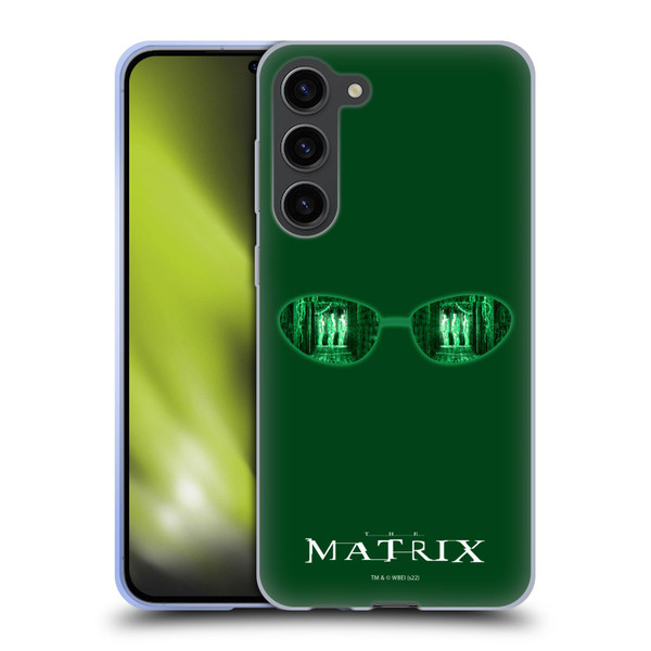 The Matrix Key Art Glass Soft Gel Case for Samsung Galaxy S23+ 5G