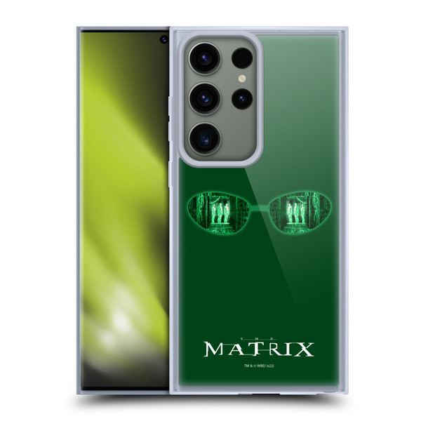 The Matrix Key Art Glass Soft Gel Case for Samsung Galaxy S23 Ultra 5G