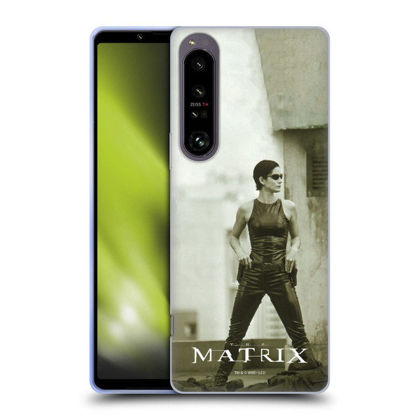 The Matrix Key Art Trinity Soft Gel Case for Sony Xperia 1 IV