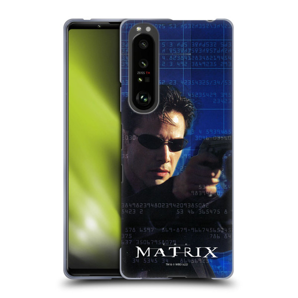 The Matrix Key Art Neo 1 Soft Gel Case for Sony Xperia 1 III