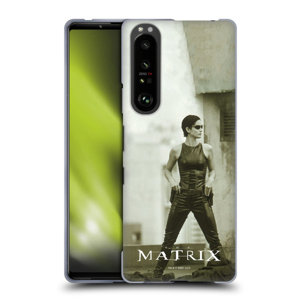 The Matrix Key Art Trinity Soft Gel Case for Sony Xperia 1 III