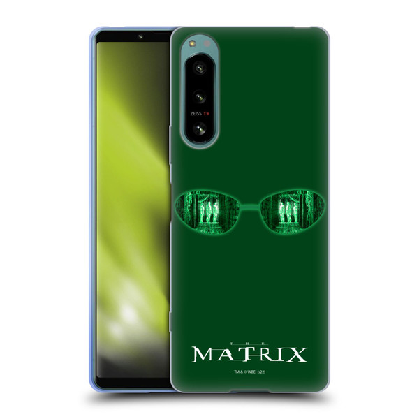 The Matrix Key Art Glass Soft Gel Case for Sony Xperia 5 IV