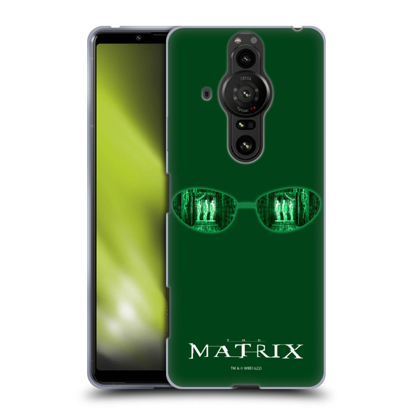 The Matrix Key Art Glass Soft Gel Case for Sony Xperia Pro-I