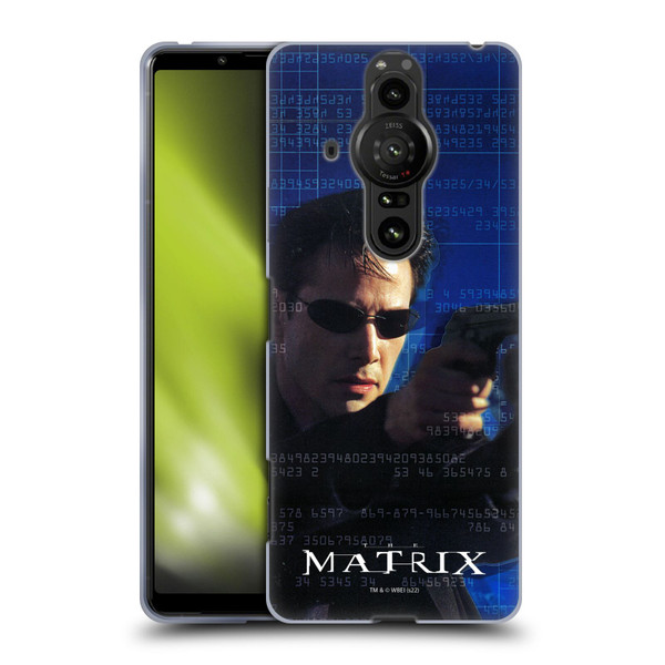 The Matrix Key Art Neo 1 Soft Gel Case for Sony Xperia Pro-I