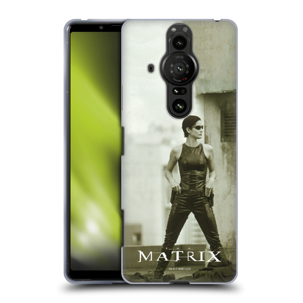 The Matrix Key Art Trinity Soft Gel Case for Sony Xperia Pro-I
