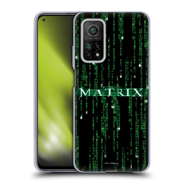 The Matrix Key Art Codes Soft Gel Case for Xiaomi Mi 10T 5G