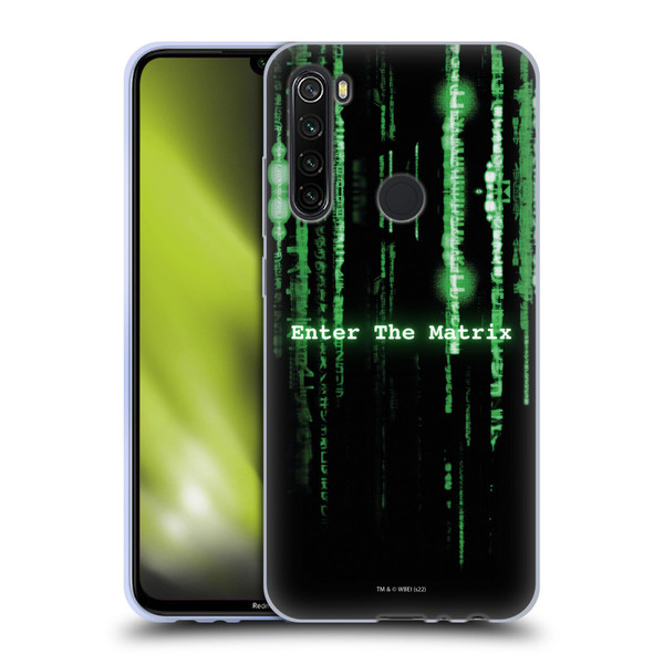 The Matrix Key Art Enter The Matrix Soft Gel Case for Xiaomi Redmi Note 8T