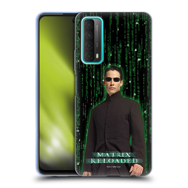 The Matrix Reloaded Key Art Neo 1 Soft Gel Case for Huawei P Smart (2021)