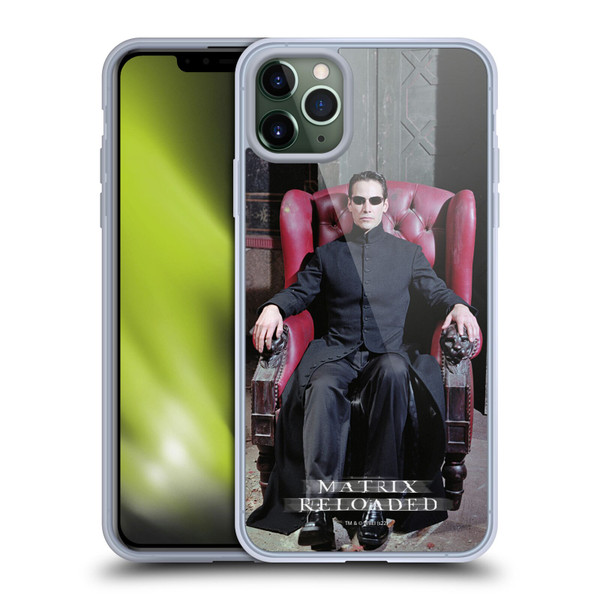 The Matrix Reloaded Key Art Neo 4 Soft Gel Case for Apple iPhone 11 Pro Max