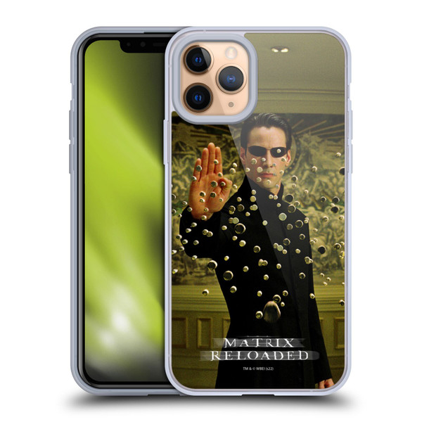 The Matrix Reloaded Key Art Neo 3 Soft Gel Case for Apple iPhone 11 Pro
