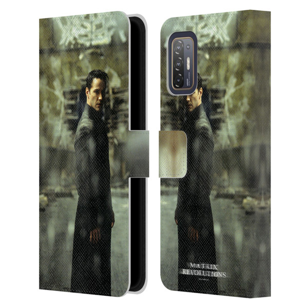 The Matrix Revolutions Key Art Neo 2 Leather Book Wallet Case Cover For HTC Desire 21 Pro 5G