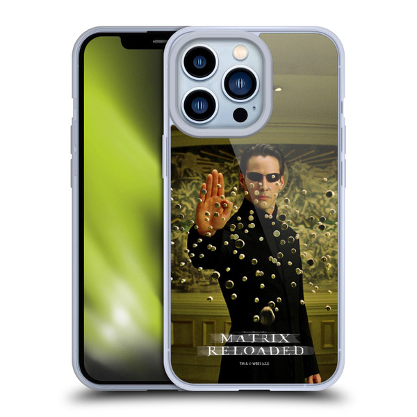 The Matrix Reloaded Key Art Neo 3 Soft Gel Case for Apple iPhone 13 Pro