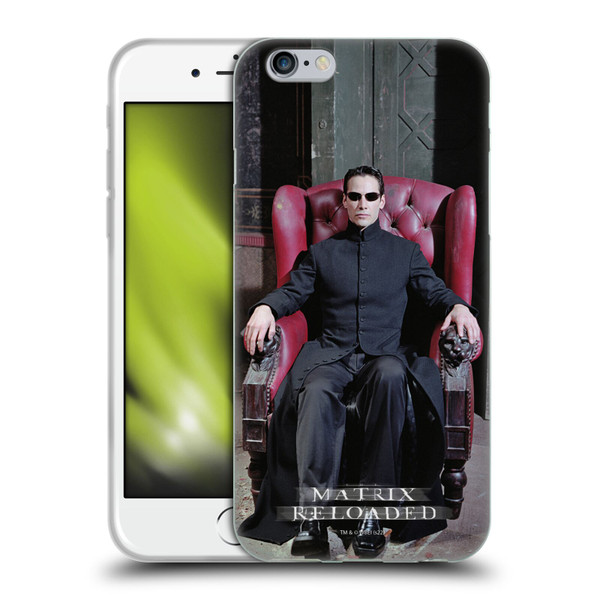 The Matrix Reloaded Key Art Neo 4 Soft Gel Case for Apple iPhone 6 / iPhone 6s