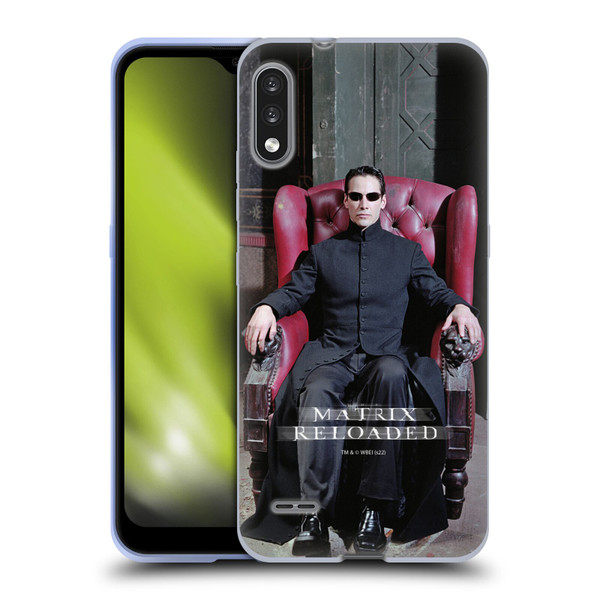 The Matrix Reloaded Key Art Neo 4 Soft Gel Case for LG K22