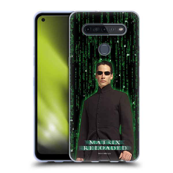 The Matrix Reloaded Key Art Neo 1 Soft Gel Case for LG K51S