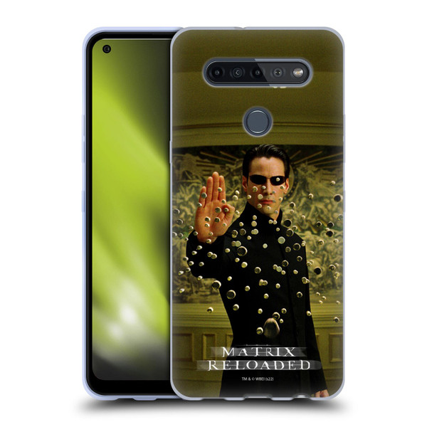 The Matrix Reloaded Key Art Neo 3 Soft Gel Case for LG K51S