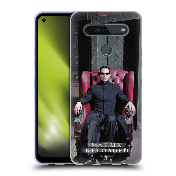 The Matrix Reloaded Key Art Neo 4 Soft Gel Case for LG K51S
