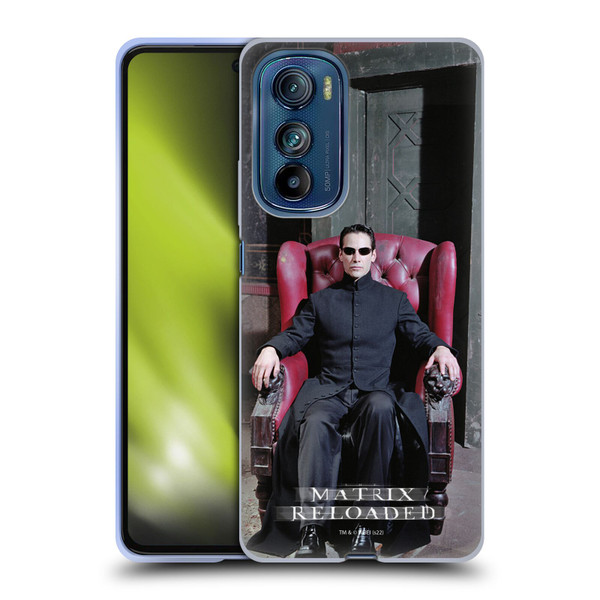 The Matrix Reloaded Key Art Neo 4 Soft Gel Case for Motorola Edge 30