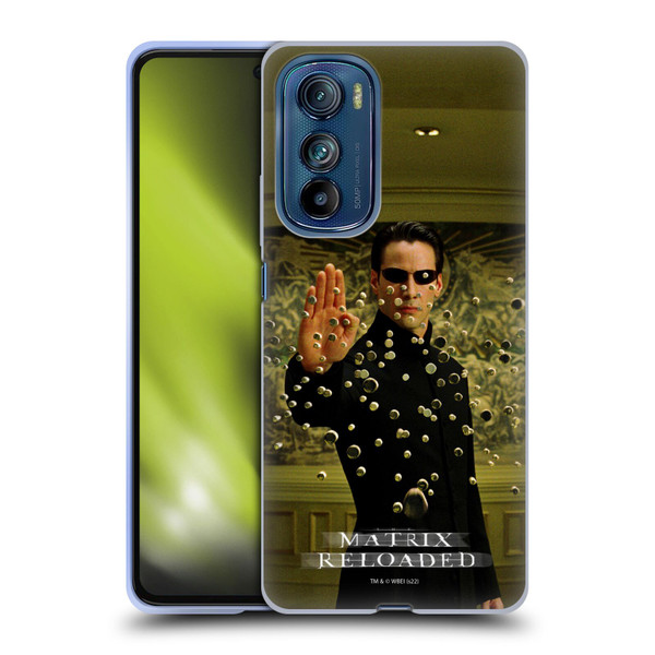 The Matrix Reloaded Key Art Neo 3 Soft Gel Case for Motorola Edge 30