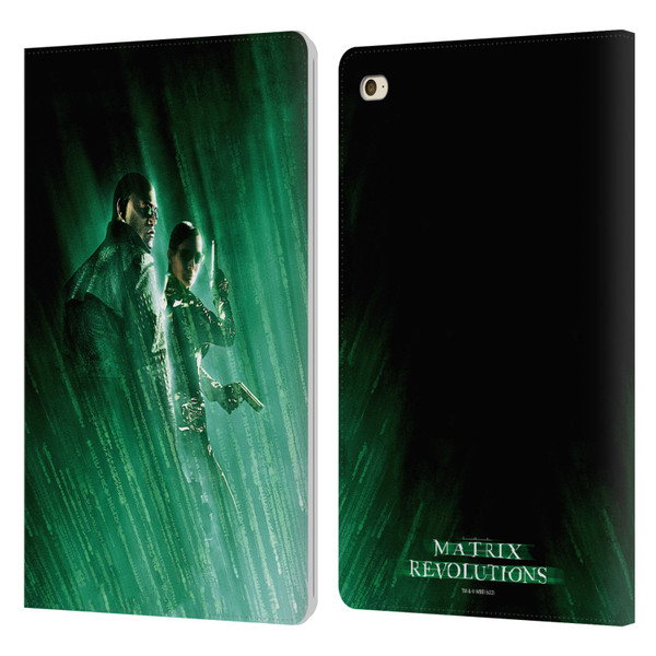 The Matrix Revolutions Key Art Morpheus Trinity Leather Book Wallet Case Cover For Apple iPad mini 4
