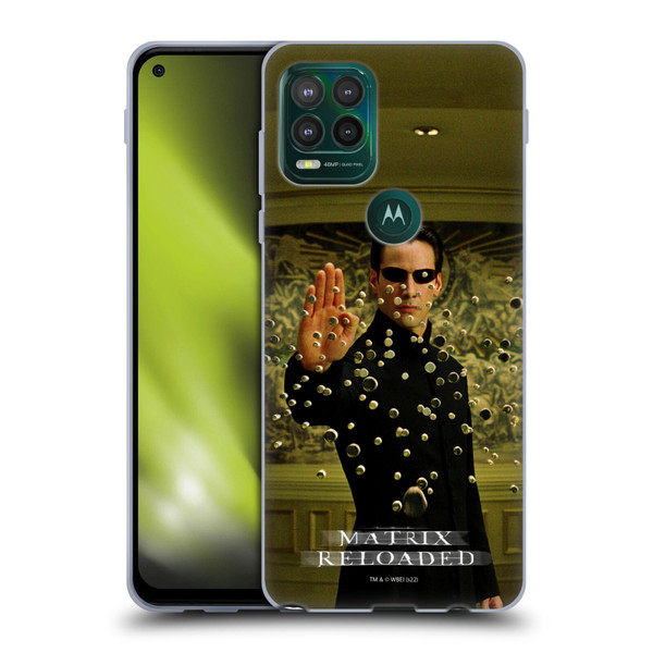 The Matrix Reloaded Key Art Neo 3 Soft Gel Case for Motorola Moto G Stylus 5G 2021