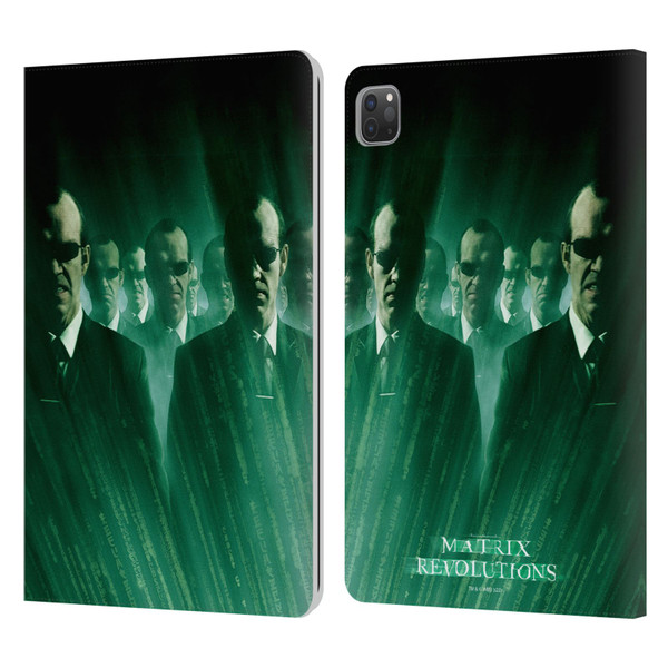 The Matrix Revolutions Key Art Smiths Leather Book Wallet Case Cover For Apple iPad Pro 11 2020 / 2021 / 2022