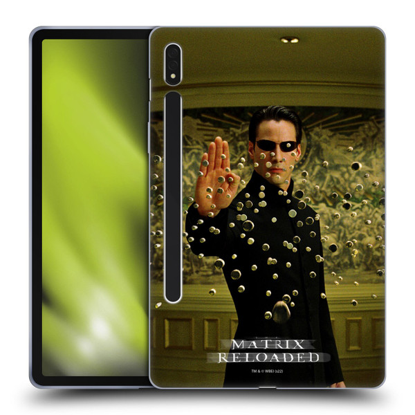 The Matrix Reloaded Key Art Neo 3 Soft Gel Case for Samsung Galaxy Tab S8