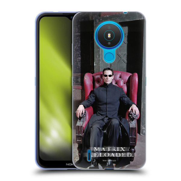 The Matrix Reloaded Key Art Neo 4 Soft Gel Case for Nokia 1.4
