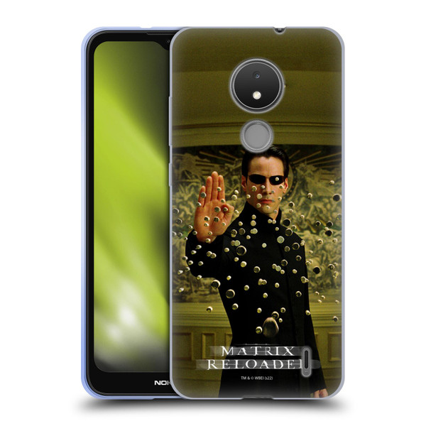 The Matrix Reloaded Key Art Neo 3 Soft Gel Case for Nokia C21