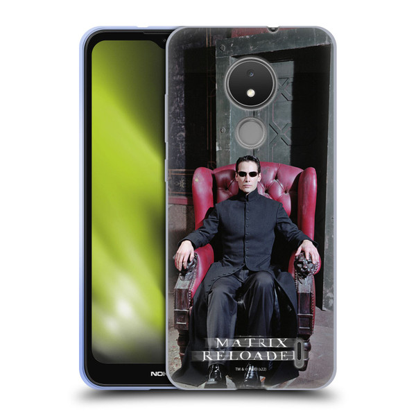 The Matrix Reloaded Key Art Neo 4 Soft Gel Case for Nokia C21