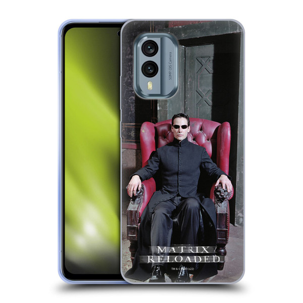 The Matrix Reloaded Key Art Neo 4 Soft Gel Case for Nokia X30