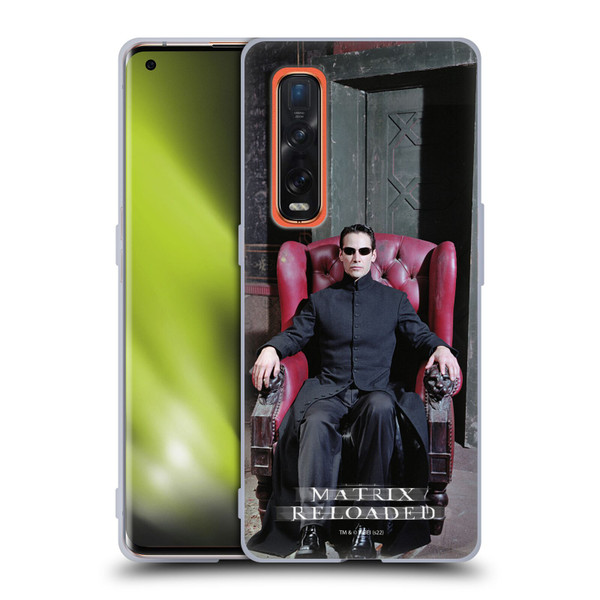 The Matrix Reloaded Key Art Neo 4 Soft Gel Case for OPPO Find X2 Pro 5G