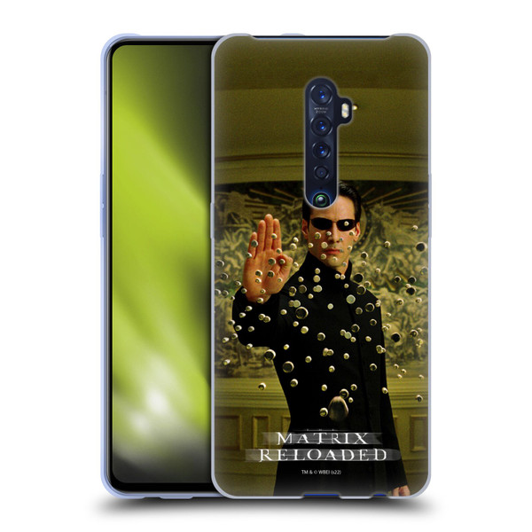 The Matrix Reloaded Key Art Neo 3 Soft Gel Case for OPPO Reno 2