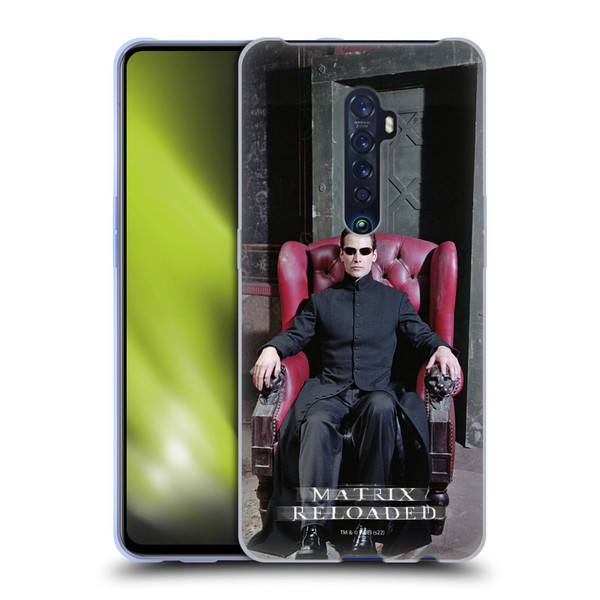 The Matrix Reloaded Key Art Neo 4 Soft Gel Case for OPPO Reno 2