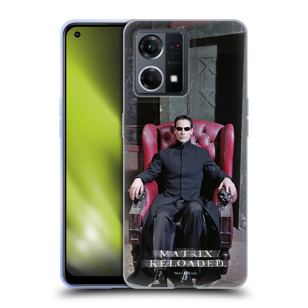 The Matrix Reloaded Key Art Neo 4 Soft Gel Case for OPPO Reno8 4G