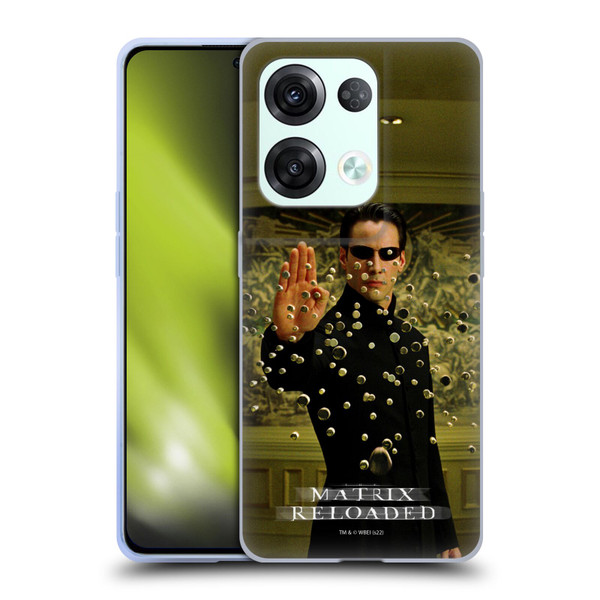 The Matrix Reloaded Key Art Neo 3 Soft Gel Case for OPPO Reno8 Pro