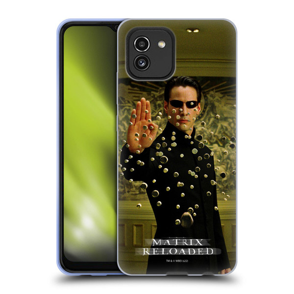 The Matrix Reloaded Key Art Neo 3 Soft Gel Case for Samsung Galaxy A03 (2021)