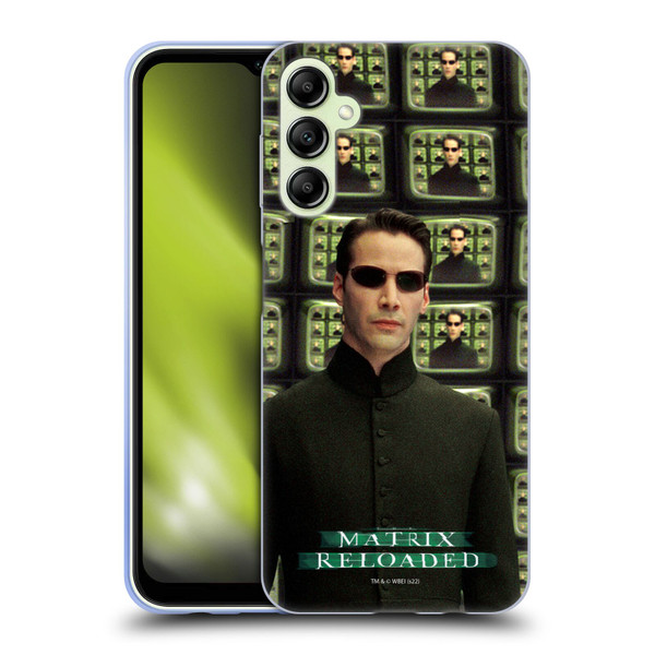 The Matrix Reloaded Key Art Neo 2 Soft Gel Case for Samsung Galaxy A14 5G