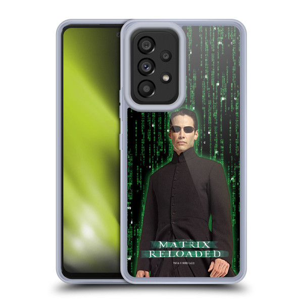 The Matrix Reloaded Key Art Neo 1 Soft Gel Case for Samsung Galaxy A53 5G (2022)