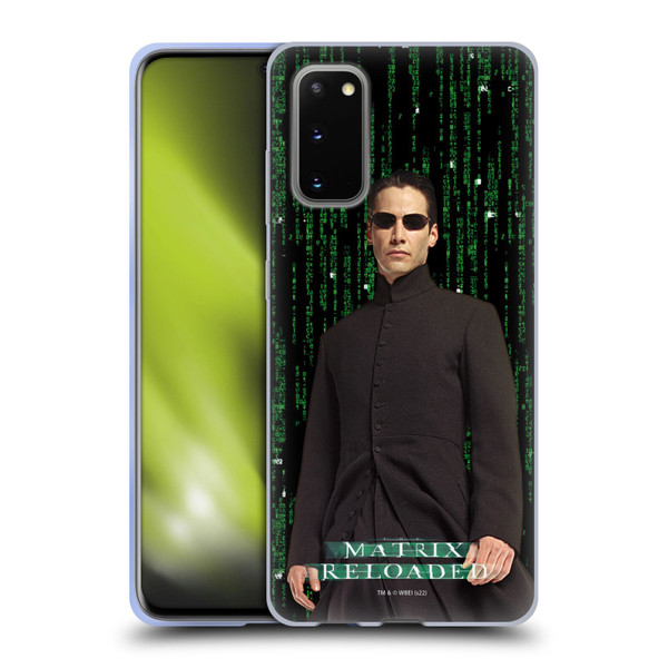 The Matrix Reloaded Key Art Neo 1 Soft Gel Case for Samsung Galaxy S20 / S20 5G