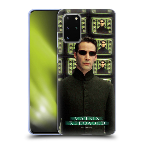 The Matrix Reloaded Key Art Neo 2 Soft Gel Case for Samsung Galaxy S20+ / S20+ 5G