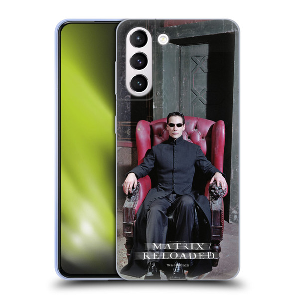 The Matrix Reloaded Key Art Neo 4 Soft Gel Case for Samsung Galaxy S21+ 5G