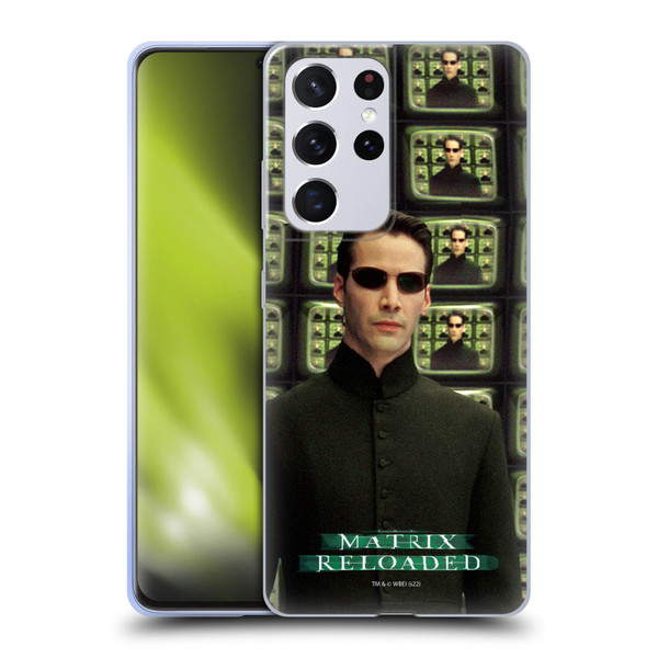 The Matrix Reloaded Key Art Neo 2 Soft Gel Case for Samsung Galaxy S21 Ultra 5G