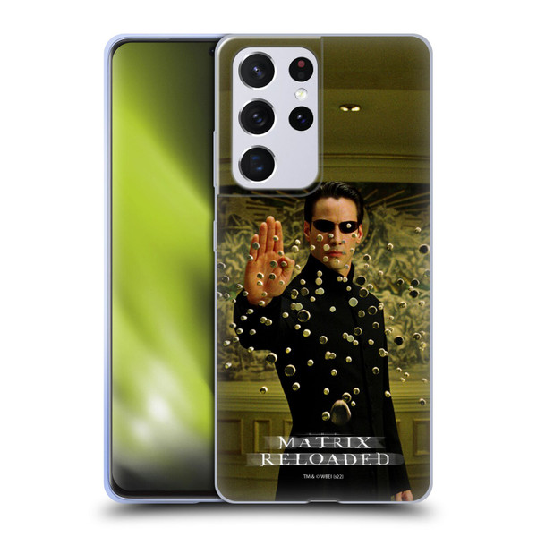 The Matrix Reloaded Key Art Neo 3 Soft Gel Case for Samsung Galaxy S21 Ultra 5G