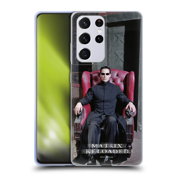 The Matrix Reloaded Key Art Neo 4 Soft Gel Case for Samsung Galaxy S21 Ultra 5G